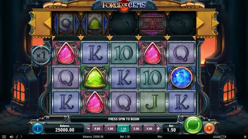Forge of Gems slot screenshot 