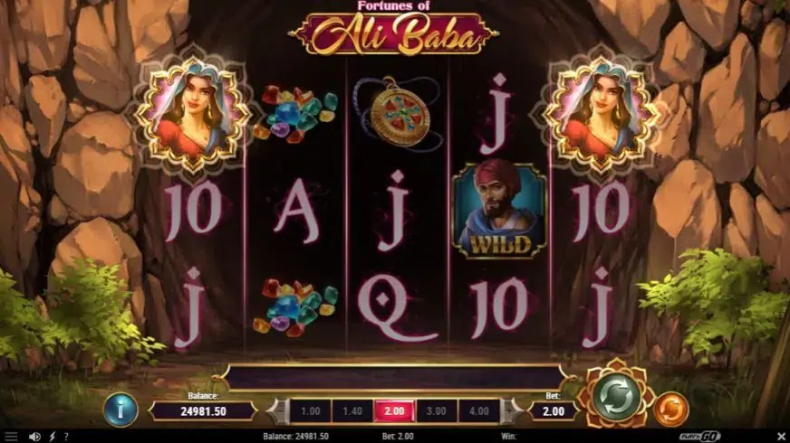 Fortunes of Alibaba slot screenshot 2