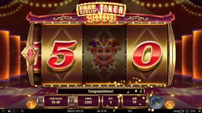 Free Reelin Joker 1000 slot screenshot 2