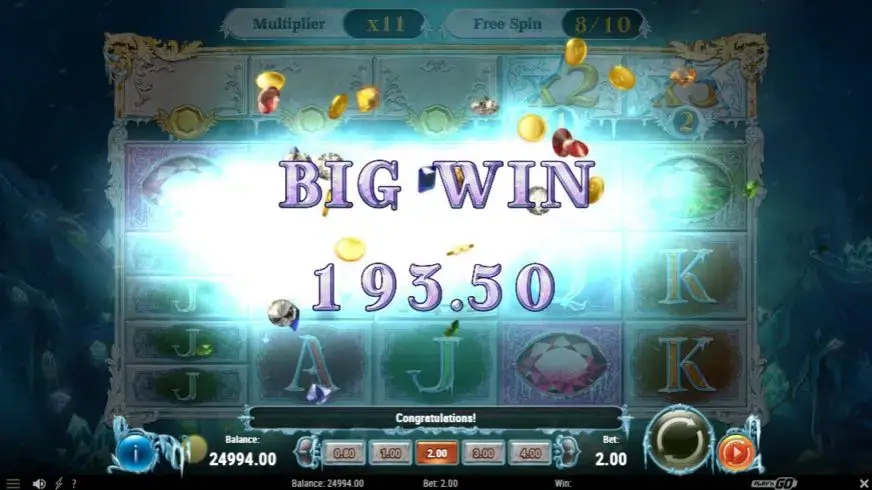 Frozen Gems slot screenshot 4