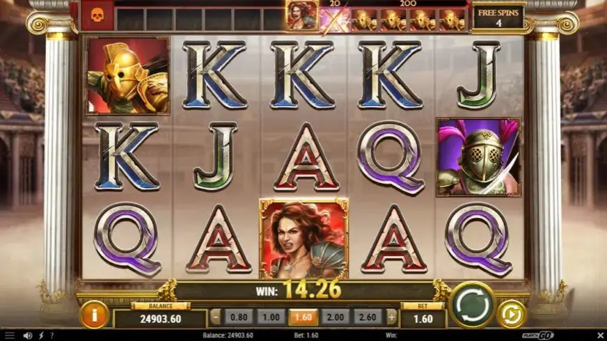 Game of Gladiators slot screenshot 8