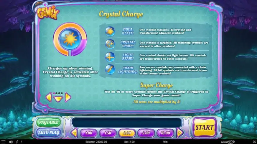Gemix slot screenshot 2