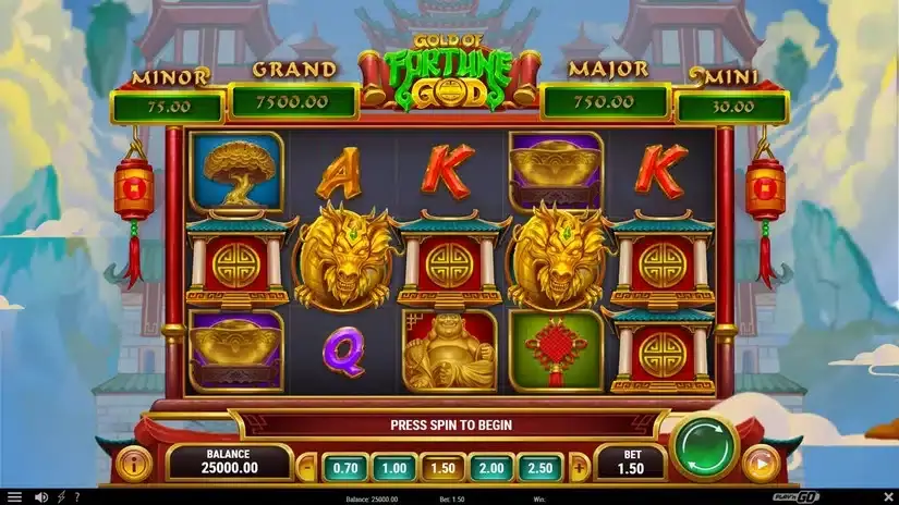 Gold of Fortune God slot screenshot 