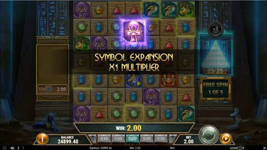 Golden Osiris slot screenshot 4