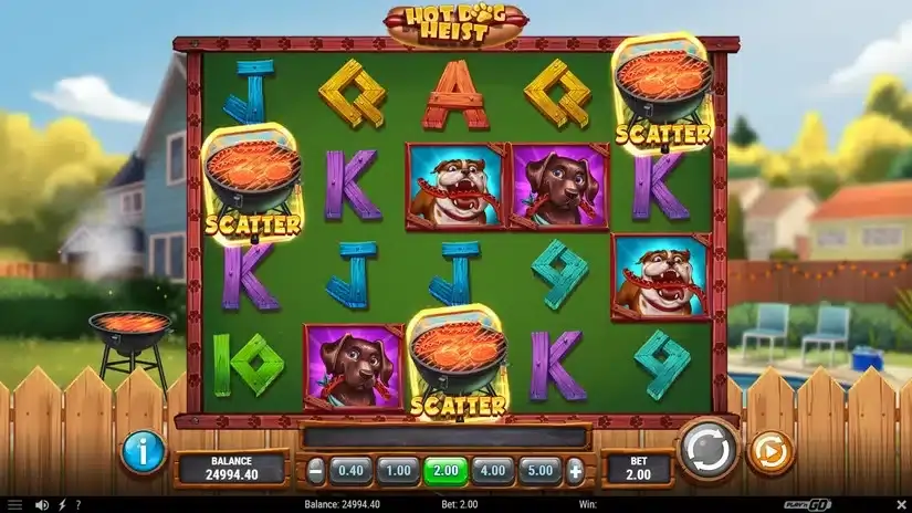 Hot Dog Heist slot screenshot 2