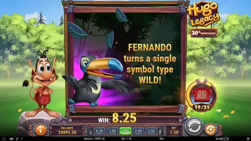 Hugo Legacy slot screenshot 4