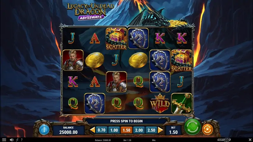 Legacy of Undead Dragon Abyssways slot screenshot 1