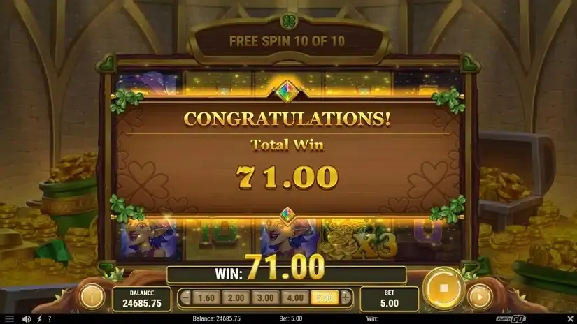 Leprechaun’s Vault slot screenshot 