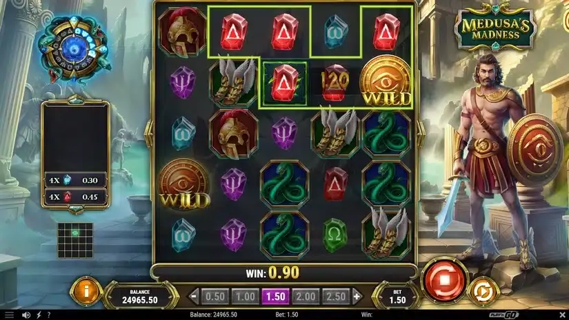 Medusa’s Madness slot screenshot 2