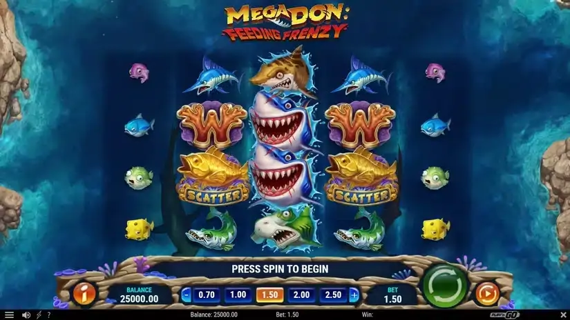 Mega Don Feeding Frenzy slot screenshot 