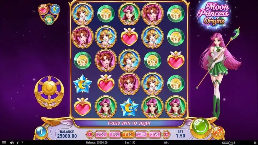 Moon Princess Origins slot screenshot 1