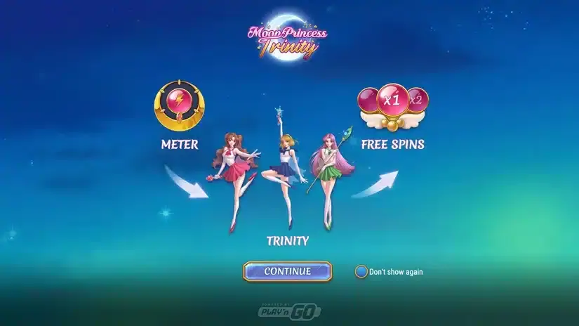 Moon Princess Trinity slot screenshot 2