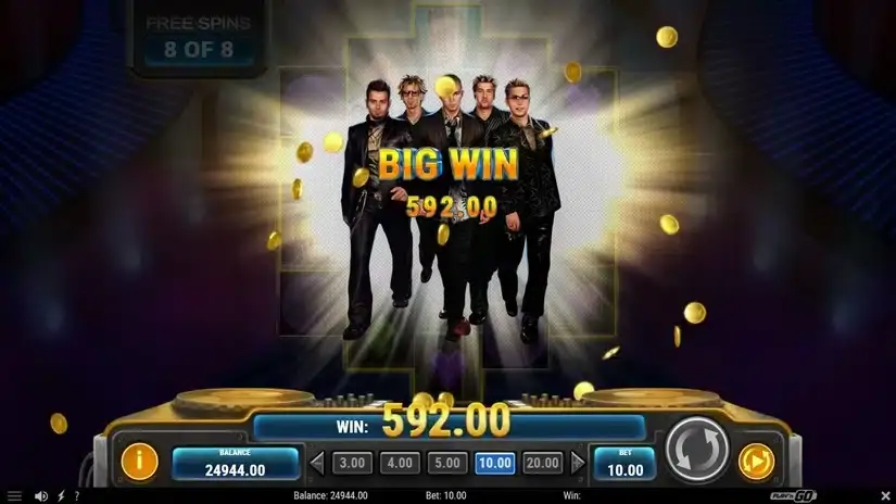 NSYNC Pop slot screenshot 6