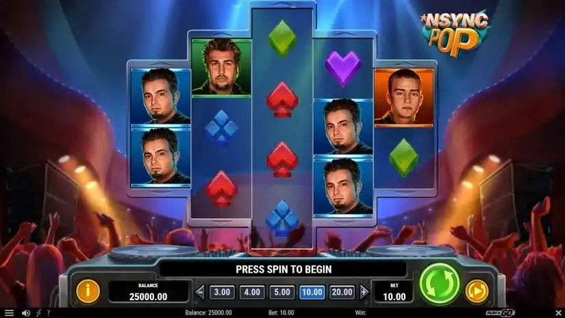 NSYNC Pop slot screenshot 1