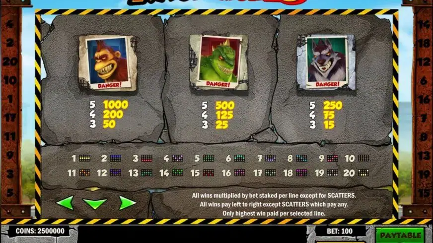 Rage To Riches slot screenshot 2