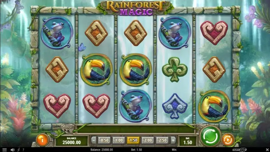 Rainforest Magic slot screenshot 1