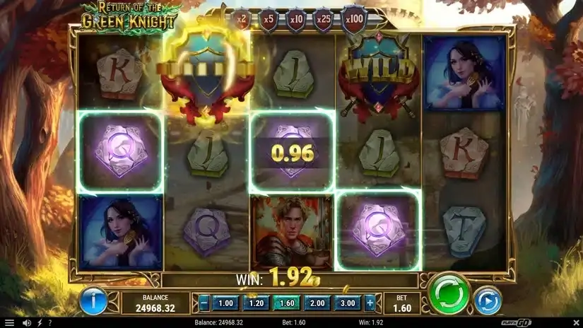Return of the Green Knight slot screenshot 3