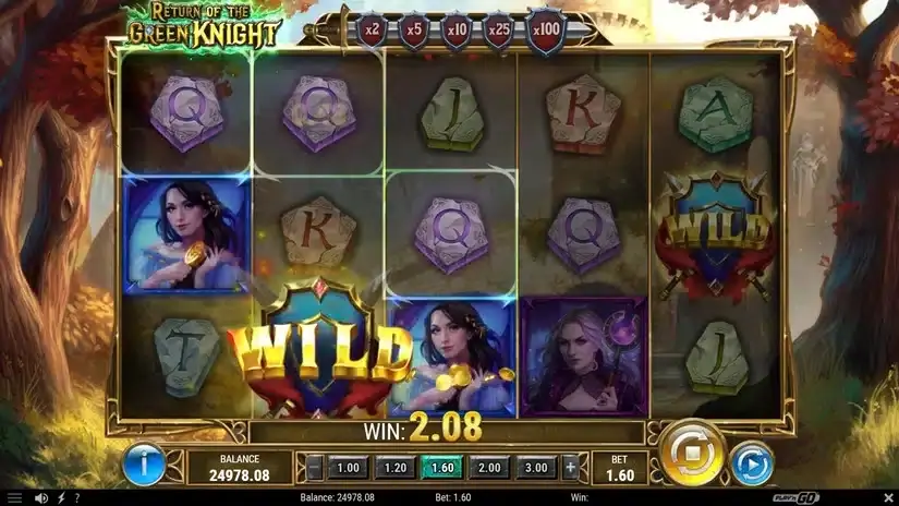 Return of the Green Knight slot screenshot 2