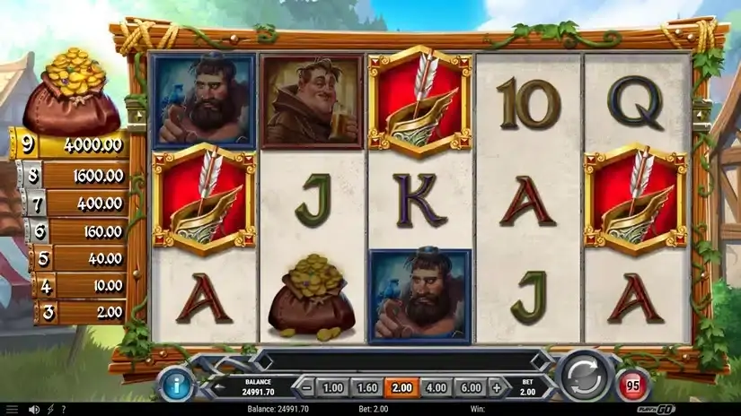 Sherwood Gold slot screenshot 4