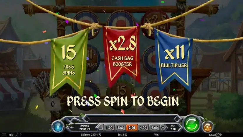 Sherwood Gold slot screenshot 6