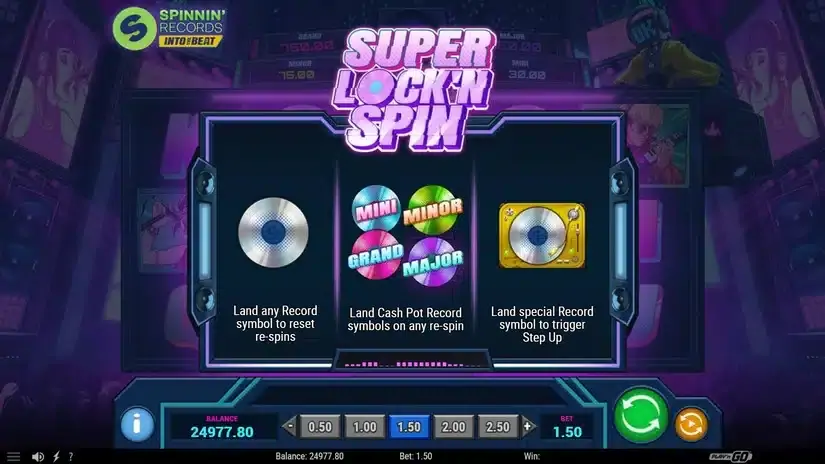 Spinnin’ Records Into the Beat slot screenshot 6
