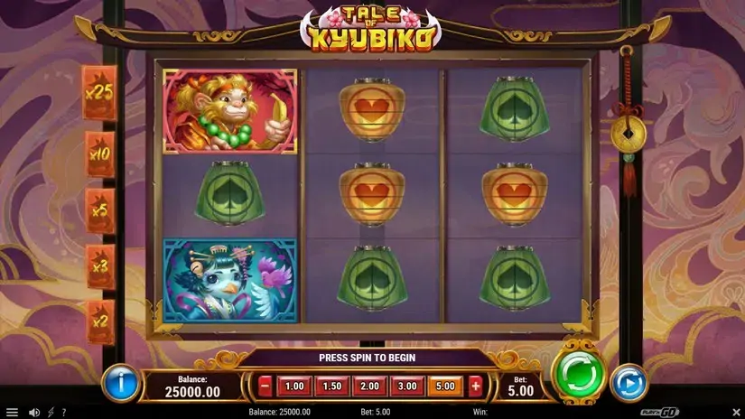 Tale of Kyubiko slot screenshot 