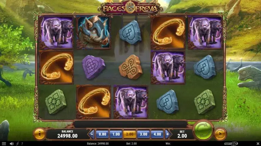 The Faces of Freya slot screenshot 