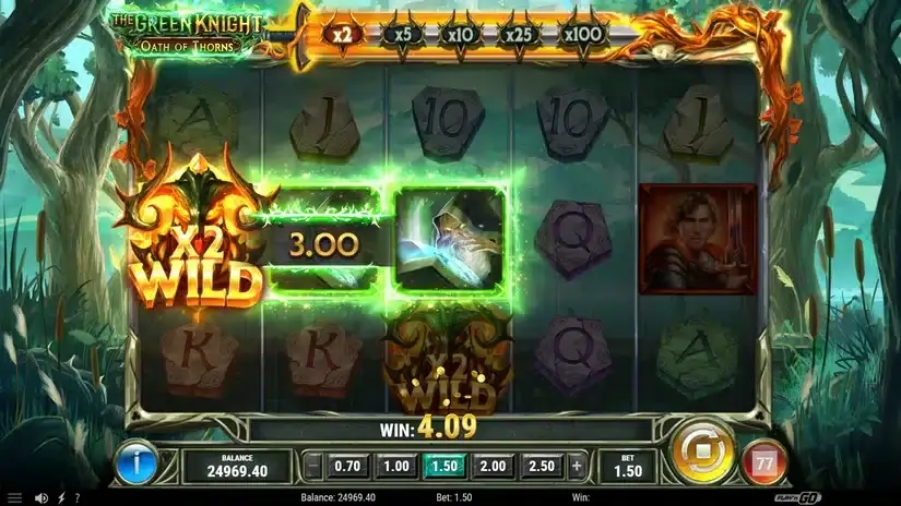 The Green Knight Oath of Thorns slot screenshot 4