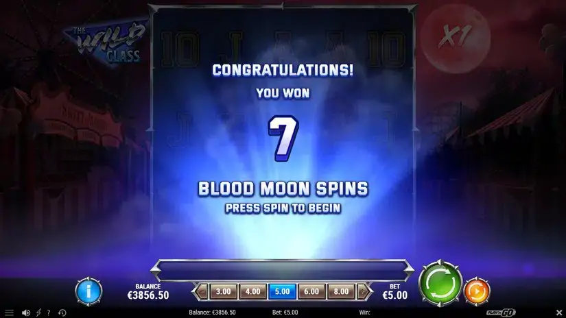 The Wild Class slot screenshot 3