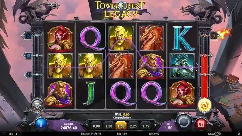Tower Quest Legacy slot screenshot 5