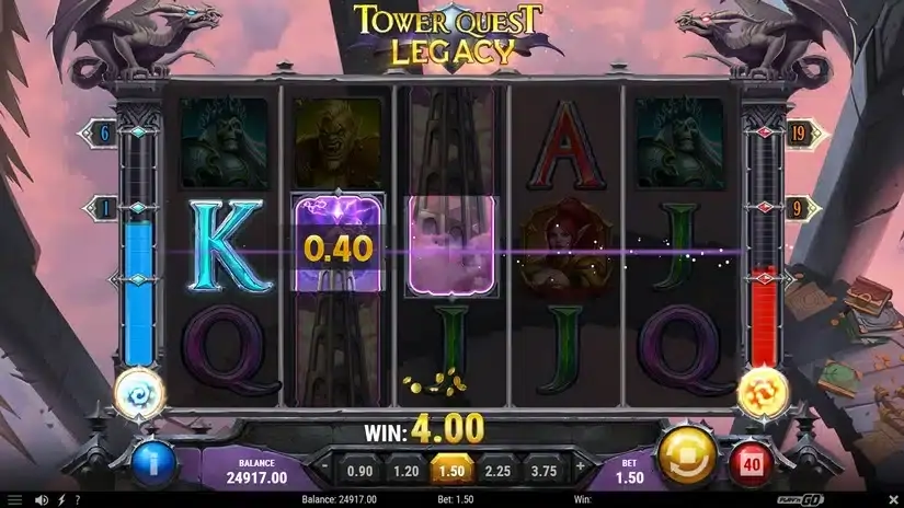 Tower Quest Legacy slot screenshot 3