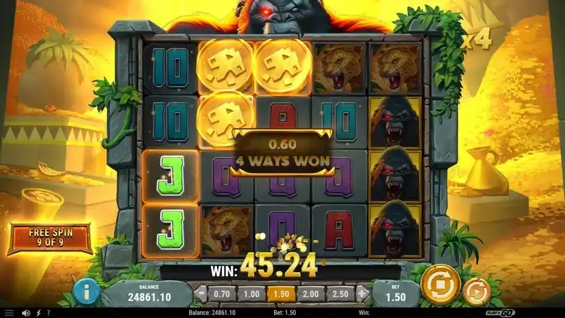 Treasures of Kongar slot screenshot 