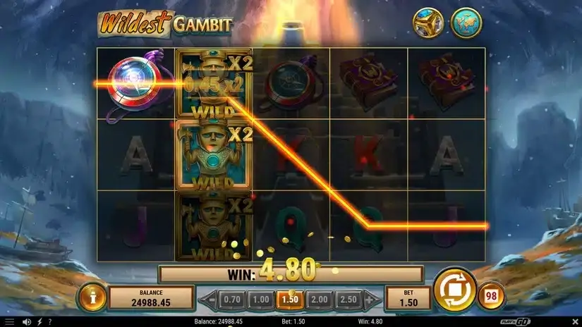 Wildest Gambit slot screenshot 3