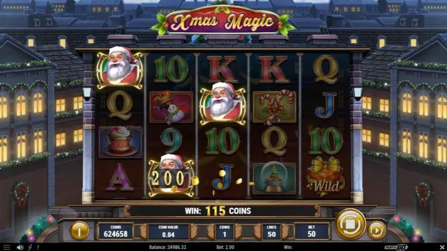 Xmas Magic slot screenshot 2