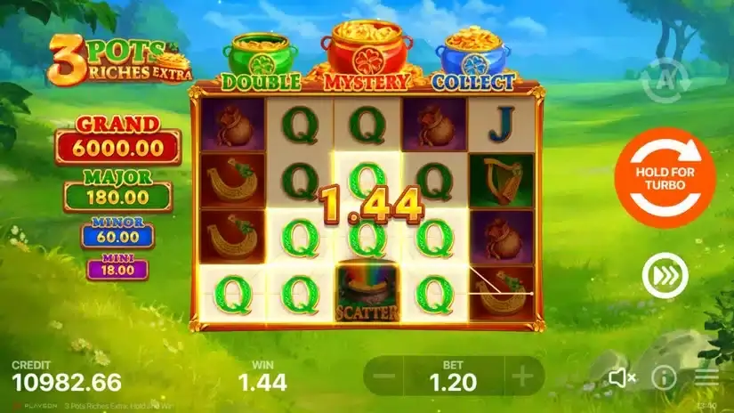 3 Pots Riches Extra: Hold and Win slot screenshot 2