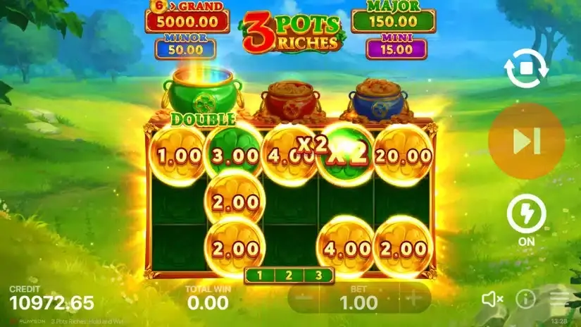 3 Pots Riches: Hold and Win slot screenshot