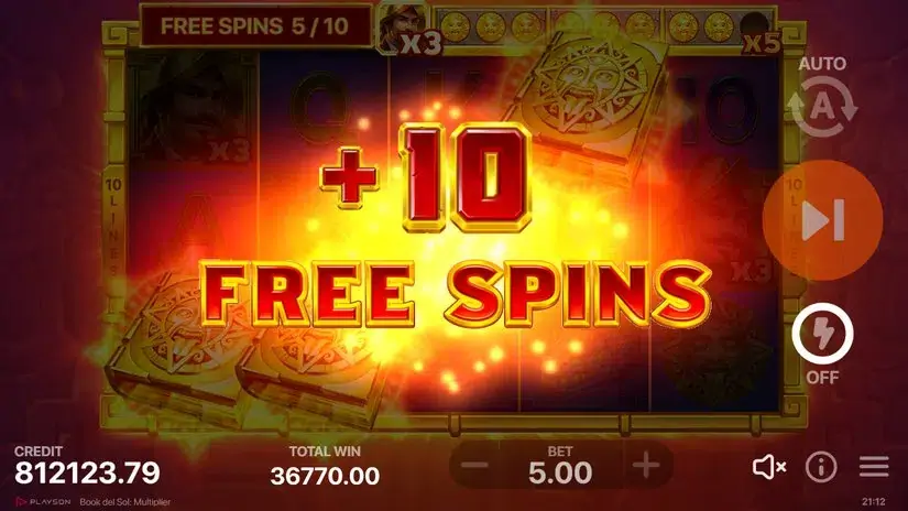 Book del Sol: Multiplier slot screenshot 6