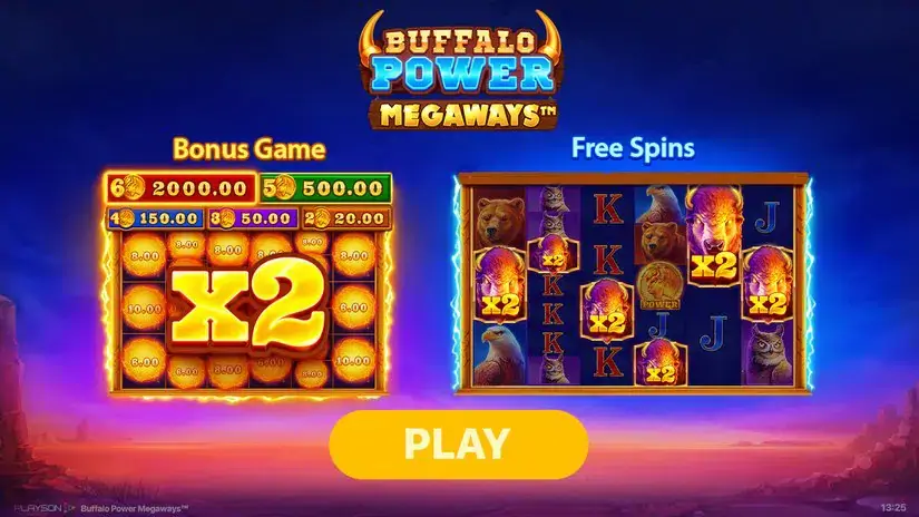 Buffalo Power: Megaways slot screenshot 1