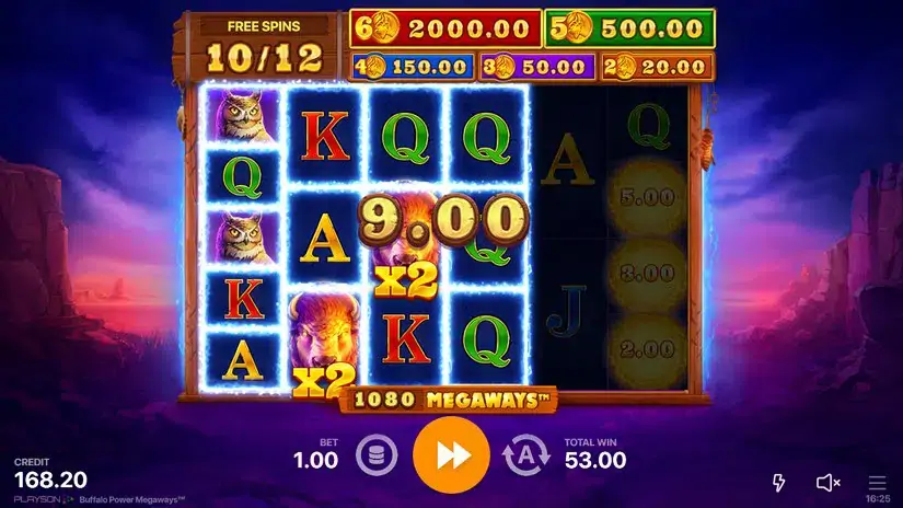 Buffalo Power: Megaways slot screenshot 8