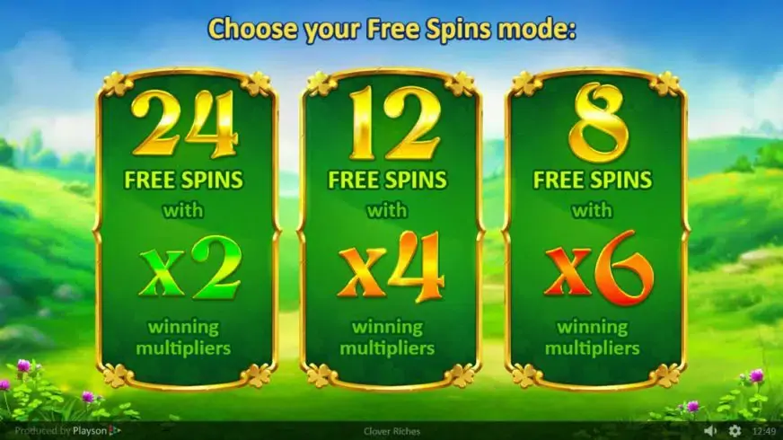 Clover Riches slot screenshot 3
