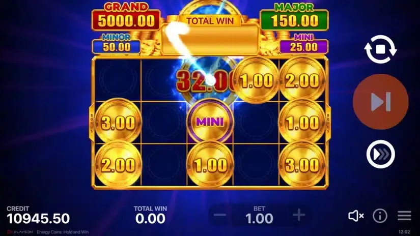 Energy Coins: Hold and Win slot screenshot 