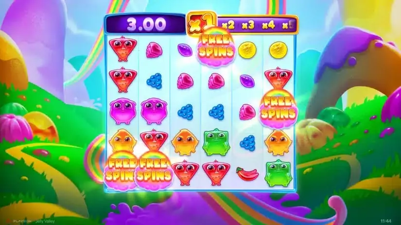 Jelly Valley slot screenshot 2