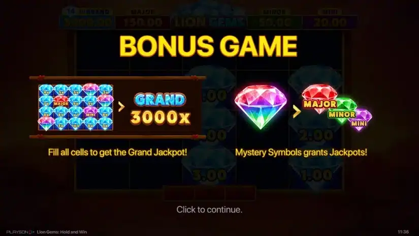 Lion Gems: Hold and Win slot screenshot 5