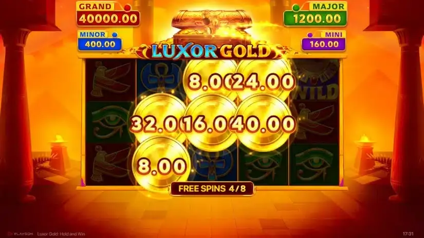 Luxor Gold: Hold and Win slot screenshot 6