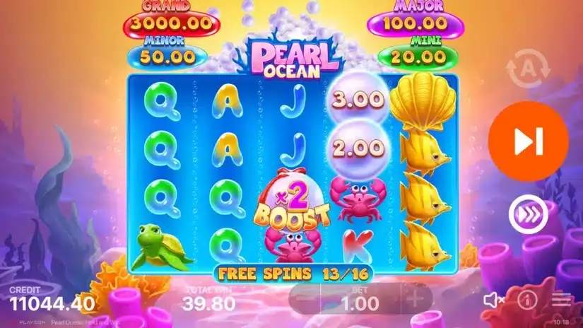 Pearl Ocean: Hold and Win slot screenshot 