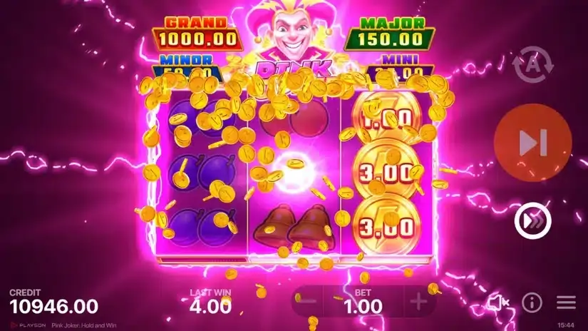Pink Joker: Hold and Win slot screenshot 4