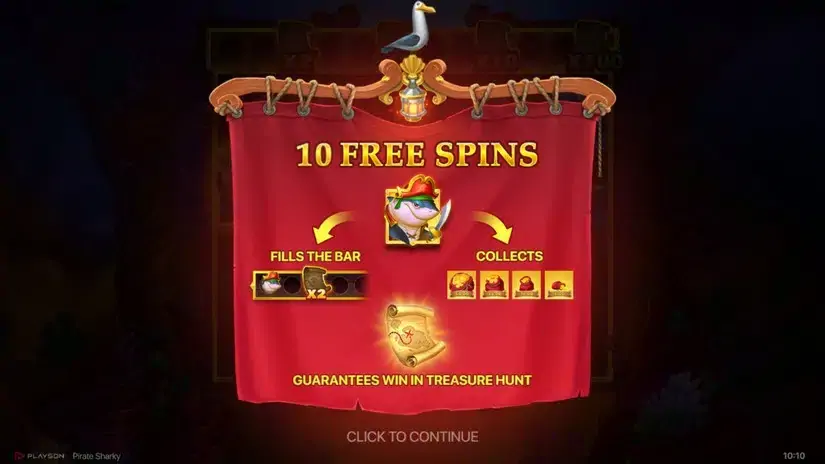 Pirate Sharky slot screenshot 4