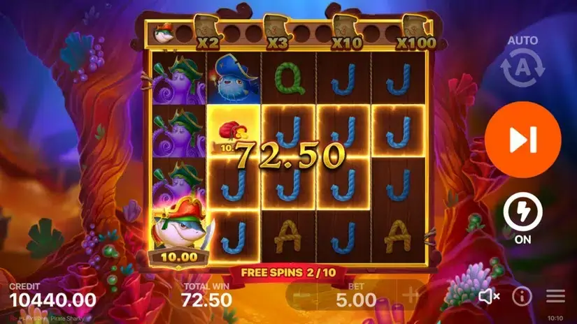 Pirate Sharky slot screenshot 5