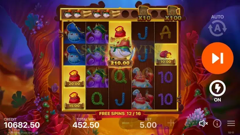 Pirate Sharky slot screenshot 7