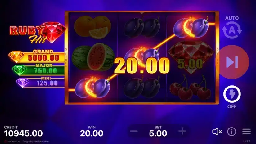 Ruby Hit: Hold and Win slot screenshot 2